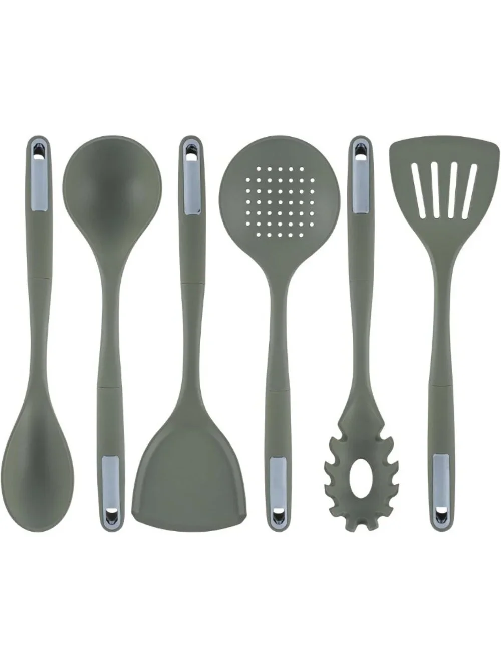 6-Piece Silicone Utensil Set - Non-Slip, Heat-Resistant Kitchen Tools, Durable